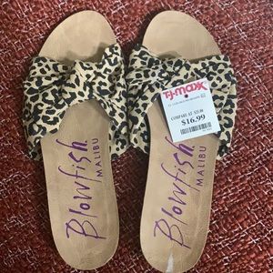 Brand new Blowfish cheetah sandals